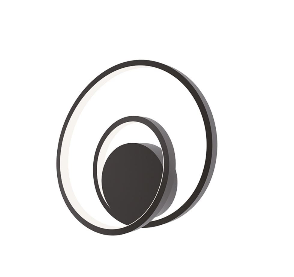 Applique LED forme circolari in alluminio bianco-nero-oro CCT 15W 2720LM LIEVE-AP Applique LED forme circolari in alluminio bianco-nero-oro CCT 15W 2720LM LIEVE-AP